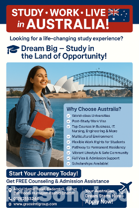Study, Work & Live in Australia!